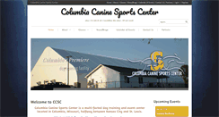 Desktop Screenshot of columbiak9sportscenter.com